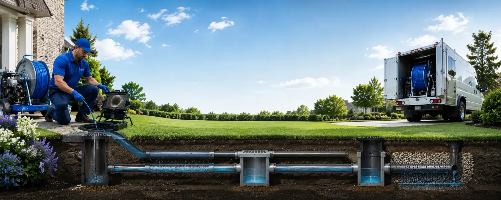 Outdoor drain cleaning information for Kimberly, WV